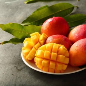 Delicious Indian organic sweet ripe mangoes